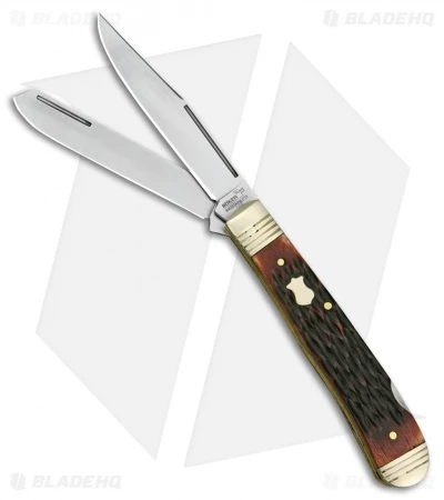 Boker Plue Double Lock Trapper Pocket Knife Jigged Bone (3.25 Satin) 01BO206 3 Boker Plue Double Lock Trapper Pocket Knife Jigged Bone (3.25 Satin) 01BO206