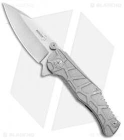 Boker Plus Dreed Frame Lock Knife Titanium (3.5" Stonewash) 01BO616