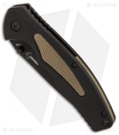 Boker Plus Gemini NGA Spring Assisted Knife Black/Coyote (3.5" Black) 01BO502 -Boker Boker Plus Gemini NGA Black Coyote black BHQ 80767 er spine