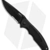 Boker Plus Gemini NGA Spring Assisted Knife Black Polymer (3.18" Black Serr) -Boker Boker Plus Gemini NGA Black black serr BHQ 80765 er