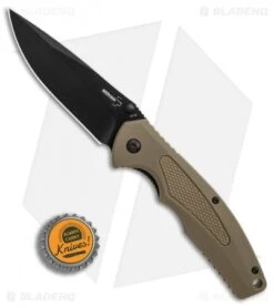 Boker Plus Gemini NGA Spring Assisted Knife Coyote (3.5" Black) 01BO501 9 Boker Plus Gemini NGA Spring Assisted Knife Coyote (3.5" Black) 01BO501 -Boker Boker Plus Gemini NGA Coyote black BHQ 80766 er bottlecap