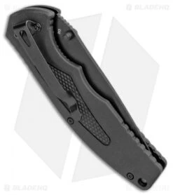 Boker Plus Gemini NGA Spring Assisted Knife Black (3.5" Black Serr) 01BO503 -Boker Boker Plus Gemini NGA SA Black Black Serr 01BO503 BHQ 105723 jr side