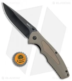 Boker Plus Gemini NGA Spring Assisted Knife Coyote Brown (3.5" Black) 01BO504 -Boker Boker Plus Gemini NGA SA Coyote Brown Black 01BO504 BHQ 105725 jr bottlecap