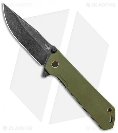 Boker Plus Kihon Spring Assisted Knife Green G-10 (3.5" Black SW ) 01BO164 3 Boker Plus Kihon Spring Assisted Knife Green G-10 (3.5" Black SW ) 01BO164