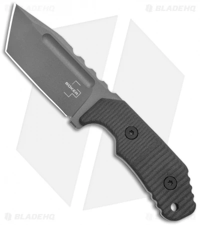 Boker Plus Little Dvalin Tanto Fixed Blade Black G-10 (3.3" Gray) 02BO034 3 Boker Plus Little Dvalin Tanto Fixed Blade Black G-10 (3.3" Gray) 02BO034