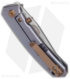 Boker Plus Mangiafico Canoe Frame Lock Knife Blue Titanium (2.75" SW) 01BO494 8 Boker Plus Mangiafico Canoe Frame Lock Knife Blue Titanium (2.75" SW) 01BO494 -Boker Boker Plus Mangiafico Canoe FL Blue Ti SW BHQ 146659 jr side