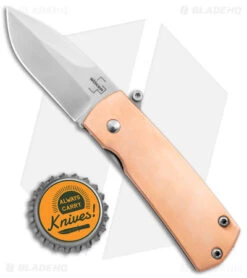 Boker Plus Shamsher Automatic Liner Lock Knife Copper (1.9" Satin) 01BO362 -Boker Boker Plus Shamsher Auto LL Copper Satin BHQ 139171 jr bottlecap