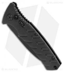 Boker Plus Strike Dagger Automatic Knife Black (3.25" Black D2) -Boker Boker Plus Strike Dagger Auto Black Black 01BO428NSOI BHQ 97035 jr spine
