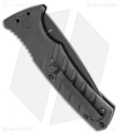 Boker Plus Strike Tanto Automatic Knife (3.25" Black Serr D2) 12 Boker Plus Strike Tanto Automatic Knife (3.25" Black Serr D2) -Boker Boker Plus Strike Tanto Automatic Knife 3.25 Black Serr 01BO401N LS Side