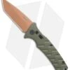 Boker Strike Tanto Desert Warrior Automatic Knife OD Green (3.25" Copper D2) -Boker Boker Plus Strike Tanto Desert Warrior OD Green copper BHQ 68520 jr