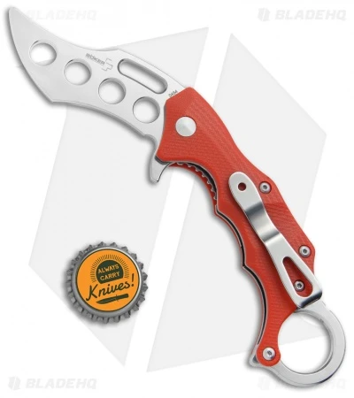 Boker Plus Wildcat Karambit Liner Lock Trainer Red G-10 (2.8" Satin) 01BO779 7 Boker Plus Wildcat Karambit Liner Lock Trainer Red G-10 (2.8" Satin) 01BO779 - Image 5
