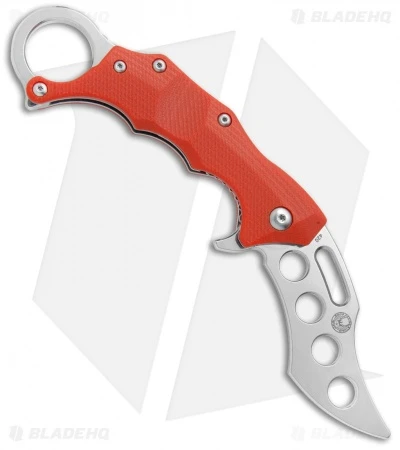Boker Plus Wildcat Karambit Liner Lock Trainer Red G-10 (2.8" Satin) 01BO779 6 Boker Plus Wildcat Karambit Liner Lock Trainer Red G-10 (2.8" Satin) 01BO779 - Image 4