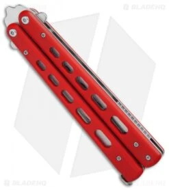 Boker Plus Balisong Trainer Butterfly Knife Red G-10 (4" Satin) 01BO712 8 Boker Plus Balisong Trainer Butterfly Knife Red G-10 (4" Satin) 01BO712 -Boker Boker Plus balisong trainer red G10 satin BHQ 76461 er spine