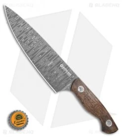 Boker Vox Saga 7.75" Damascus Chef's Kitchen Knife Castle Wood 7 Boker Vox Saga 7.75" Damascus Chef's Kitchen Knife Castle Wood -Boker Boker Saga Damascus Chefs Knife 132367DAM BHQ 116566 LS Bottlecap