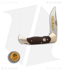 Boker Scout Classic Gold Lockback Knife Desert Ironwood (3.1" Satin) 114120 -Boker Boker Scout Classic Gold Desert Ironwood satin BHQ 86597 er bottlecap