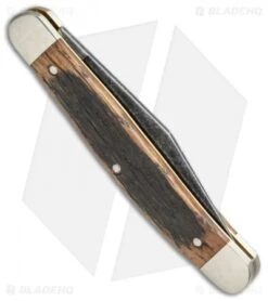 Boker Stockman Pocket Knife 4" Castle Wood 113985 -Boker Boker Stockman Castle Wood 11385 BHQ 105705 jr side