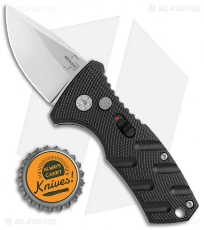 Boker Stubby Strike CA Legal Automatic Knife (1.9" Stonewash D2) 6 Boker Stubby Strike CA Legal Automatic Knife (1.9" Stonewash D2) - Image 4