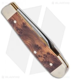 Boker Swell-End Jack Traditional Pocket Knife Thuya Wood (2.6" Satin) -Boker Boker Swell End Jack Traditional Thuya Wood Satin 110916 BHQ 120609 jr side