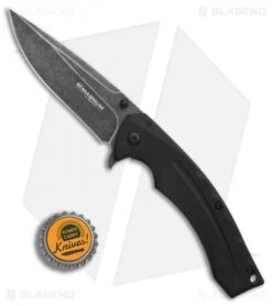Boker T-Rex Eyetooth Frame Lock Knife Black G-10 (3.6" Black Stonewash) 01RY971 9 Boker T-Rex Eyetooth Frame Lock Knife Black G-10 (3.6" Black Stonewash) 01RY971 -Boker Boker T Rex Eyetooth Black G10 Black SW BHQ 86578 er bottlecap