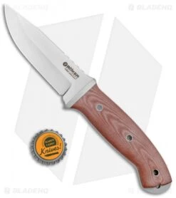 Boker T3 Fixed Blade Knife Brown Micarta (4.25" Satin) 9 Boker T3 Fixed Blade Knife Brown Micarta (4.25" Satin) -Boker Boker T3 Fixed Brown Micarta Satin 120665 BHQ 100337 jr bottlecap
