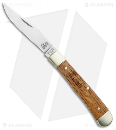 Boker Trapper Asbach Uralt Slip Joint Knife Oak Wood (3.3" Satin) 3 Boker Trapper Asbach Uralt Slip Joint Knife Oak Wood (3.3" Satin)
