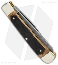 Boker Trapper Pocket Knife 4.25" Beer Barrel W/ Acid Washed Blades 8 Boker Trapper Pocket Knife 4.25" Beer Barrel W/ Acid Washed Blades -Boker Boker Trapper Beer Barrel Acid Washed Blades 112525BHQ BHQ 101589 jr side