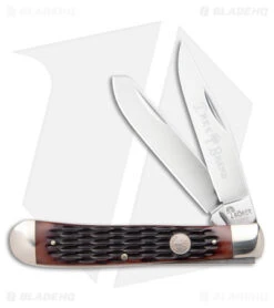 Boker Trapper Traditional Pocket Knife Jigged Brown Bone (Polished D2)