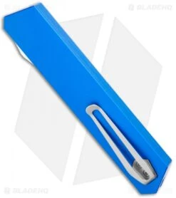 Boker USA Kwaiken OTF Automatic Knife Blue Aluminum (3.4" Satin) 06EX550 8 Boker USA Kwaiken OTF Automatic Knife Blue Aluminum (3.4" Satin) 06EX550 -Boker Boker USA Kwaiken OTF Auto Blue Aluminum SW 06EX550 BHQ 115742 jr side