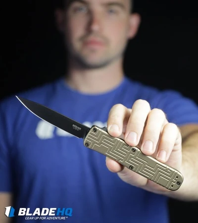 Boker USA OTF Automatic Knife Coyote Aluminum (3.5" Black) 06EX262 7 Boker USA OTF Automatic Knife Coyote Aluminum (3.5" Black) 06EX262 - Image 5