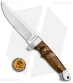 Boker Vollintegral 2.0 Fixed Blade Knife Curly Birch (4.6" Satin) -Boker Boker Vollintegral 2.0 Fixed Blade Curly Birch Satin BHQ 121107 jr bottlecap