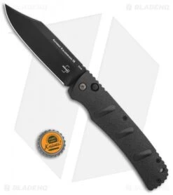 Boker XXL Kalashnikov Bowie Automatic Knife (4.75" Black D2) -Boker Boker XXL Kalashnikov Bowie Auto Black BHQ 99623 jr bottlecap