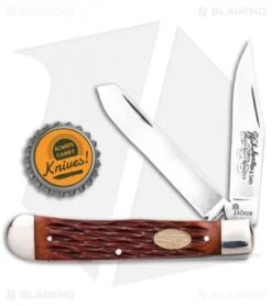 Boker H.J. Justin & Sons Trapper Knife 4" Jigged Bone -Boker Justin TS Trapper BHQ 115594 td size