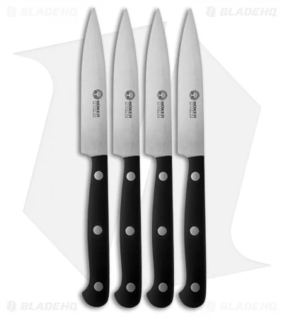 Boker Arbolito 4-Piece Steak Knife Set Black 3 Boker Arbolito 4-Piece Steak Knife Set Black