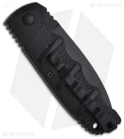 Boker Kalashnikov Dagger Automatic Knife Black Aluminum (3.25" Black D2) -Boker boker kalashnikov 01kals75 black back