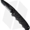 Boker Mini Kalashnikov Tanto Automatic Knife Black (2.5" D2 Black Serr) -Boker boker kalashnikov mini 01kals73bts