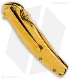 Boker Magnum Gold Finger Liner Lock Knife (3.15" Gold) 01LG277 4 Boker Magnum Gold Finger Liner Lock Knife (3.15" Gold) 01LG277 -Boker boker magnum 01lg277 side