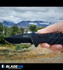 Boker Plus Strike Tanto Automatic Knife (3.25" Black Serr D2) 14 Boker Plus Strike Tanto Automatic Knife (3.25" Black Serr D2) -Boker boker plus strike auto BHQ 32038 dl 2