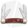 Boker Red Shield Congress Pocket Knife 3.625" Red Bone BK110752 -Boker boker red shield congress red bone BK110752 BHQ 40084 dl