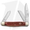 Boker Red Shield Stockman Pocket Knife 4" Red Jigged Bone BK110753 -Boker boker red shield stockman red jigged bone BK110753 BHQ 40085 dl