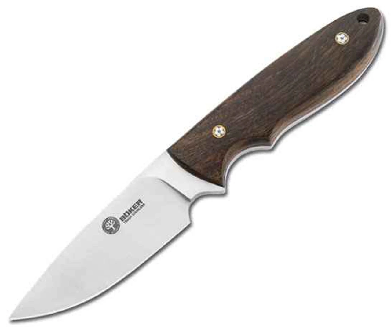 Boker Pine Creek, 02BA701G, Guayacan Ebony Wood Handle, Stainless Steel Blade With Full Tang 3 Boker Pine Creek, 02BA701G, Guayacan Ebony Wood Handle, Stainless Steel Blade With Full Tang