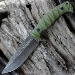 Boker Magnum Persian Fixed Blade With Green G-10 Handle, 02LG115
