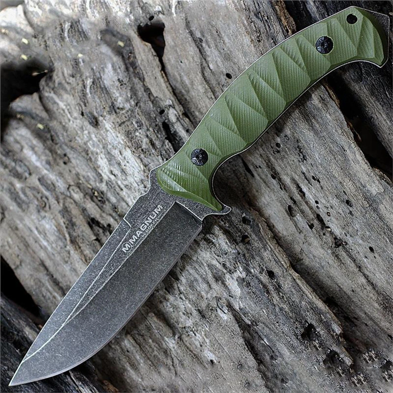 Boker Magnum Persian Fixed Blade With Green G-10 Handle, 02LG115 3 Boker Magnum Persian Fixed Blade With Green G-10 Handle, 02LG115