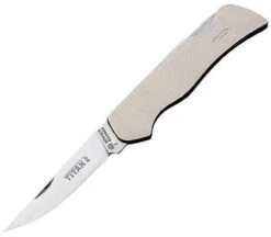 Boker Titan 2 Lockback, 440A Stainless Blade. Titanium Handle