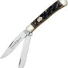 Boker Trapper, C-75 Carbon Steel, Appaloosa Bone Handle -Boker knifework bo2525ab 44107.1566588829