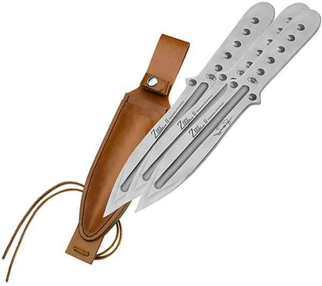 Boker Magnum Baily Ziell II Throwing Knife Set, 420J2 Stainless 3 Boker Magnum Baily Ziell II Throwing Knife Set, 420J2 Stainless