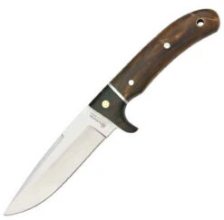 Boker Magnum Elk Hunter BOM02GL683 , 440 Stainless, Rosewood/Root Wood Handle
