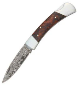 Boker Magnum Lord, Damascus, Burl Wood Handle