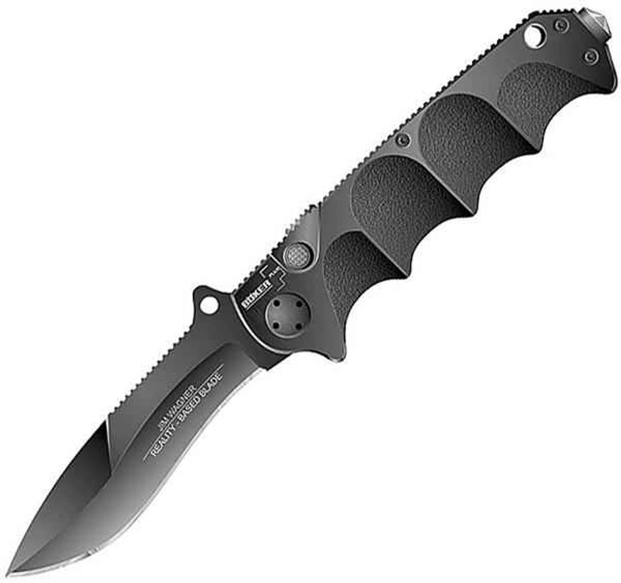 Boker Plus Jim Wagner RBB, Black Aluminum Handle, Plain 3 Boker Plus Jim Wagner RBB, Black Aluminum Handle, Plain