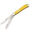 Boker Plus Mini Trapper Yellow Handle, 440C Stainless, Synthetic -Boker knifework bop294y 71588.1566588694